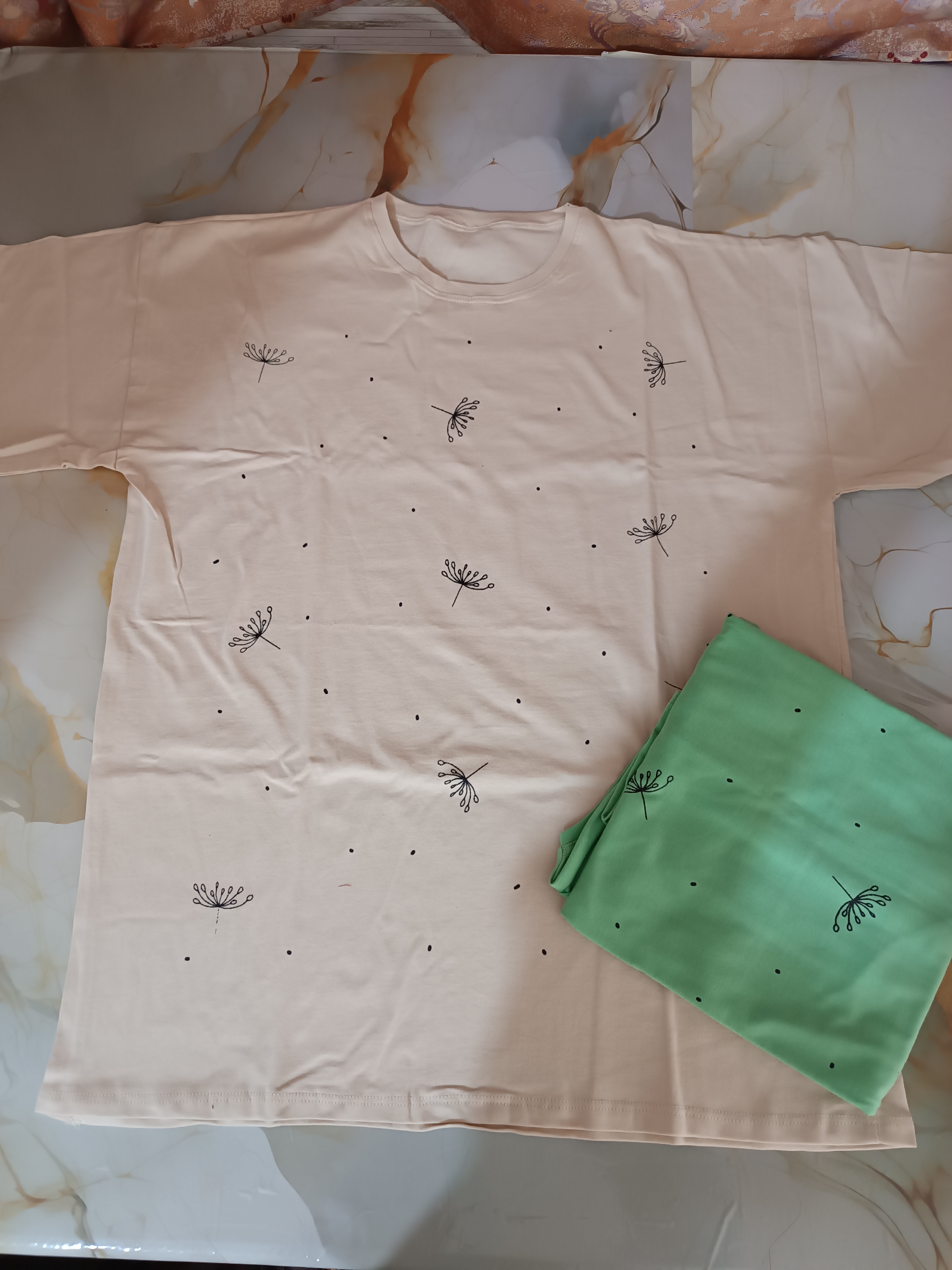 تیشرت نخ پنبه قاصدک