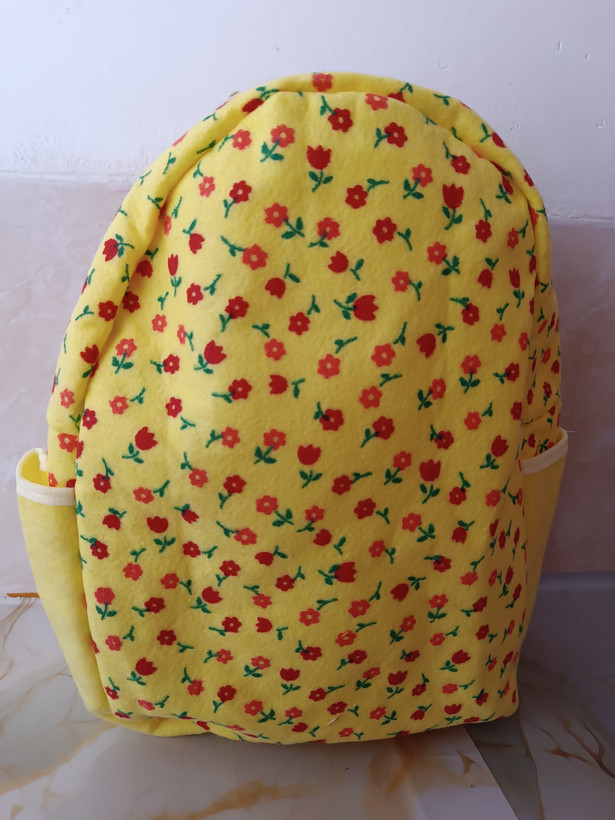 کوله پشتی مهد دخترانه نمدی